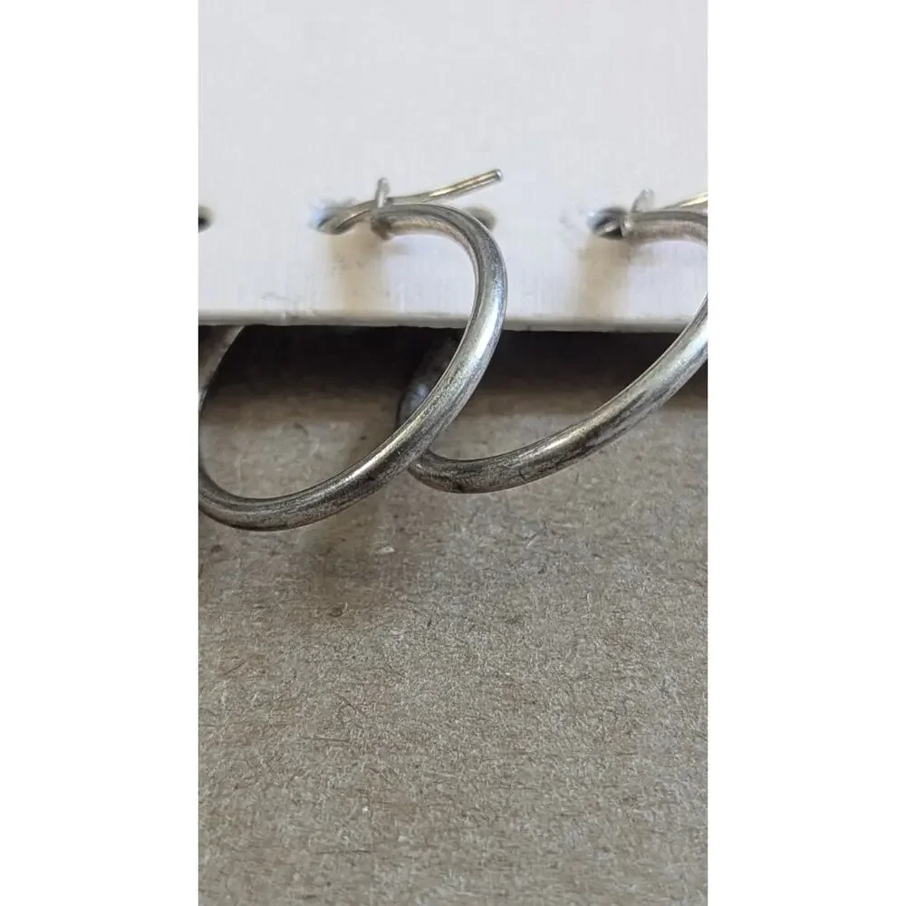 Mia Fiore 925 Sterling Silver Hoop Earrings